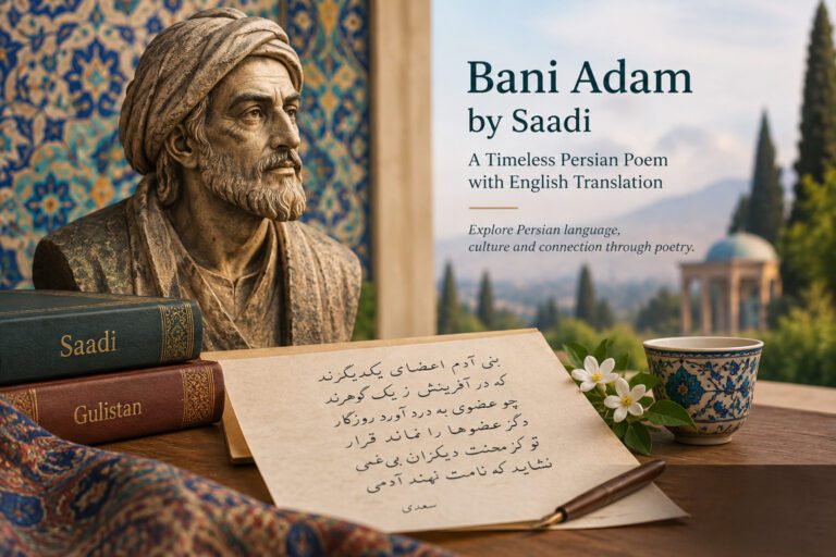 Bani Adam by Saadi: Persian Poem with English Translation